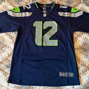 Nike Blue and Green Women's Jersey